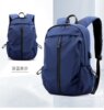 Men's trend backpack, travel bag for leisure, school bag, Korean style, for secondary school