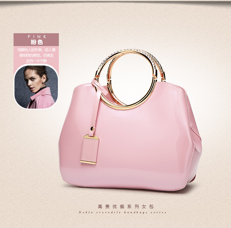 1108g Weight Polyester Lining Material Zipper Closure Type Single Shoulder Strap Strap Type Dome Bag Bags Type Casual Occasion Pu Leather Material Solid Color Pattern All Seasons Season Women's Gender Fashion Style Shell Shape Dark Blue, White, Pink, Red, Wine Red, Black Color Large Size Large Pu Leather Fashion Dome Bag Handbag 5