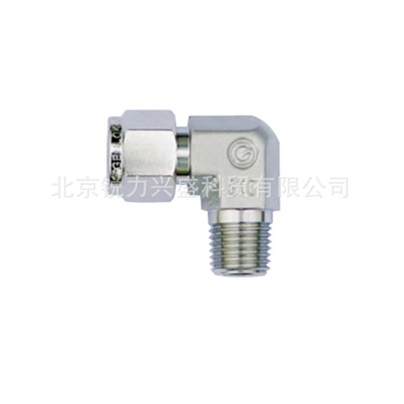 捷锐卡套接头  外螺纹弯头SS-ME-TF6M-NT2  捷锐6mm卡套转1/8"NPT