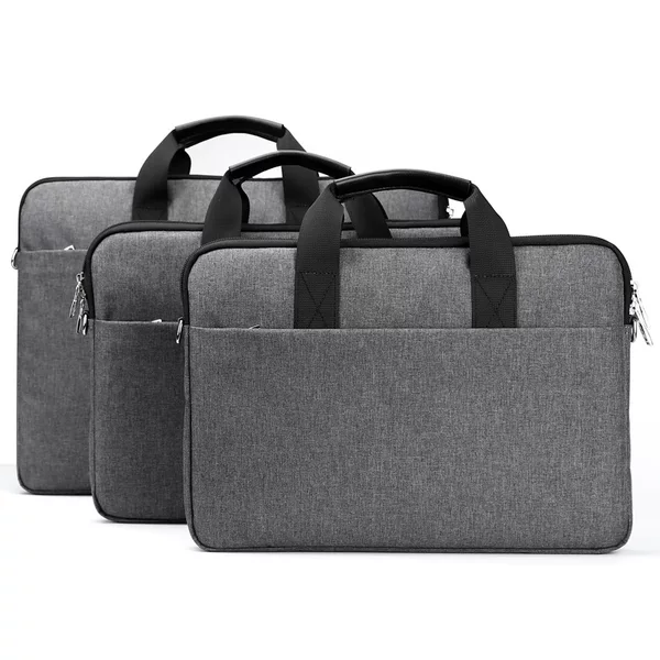 Briefcase business lightweight simple handbag crossbody thin 17.3-inch notebook bag shoulder shockproof computer bag