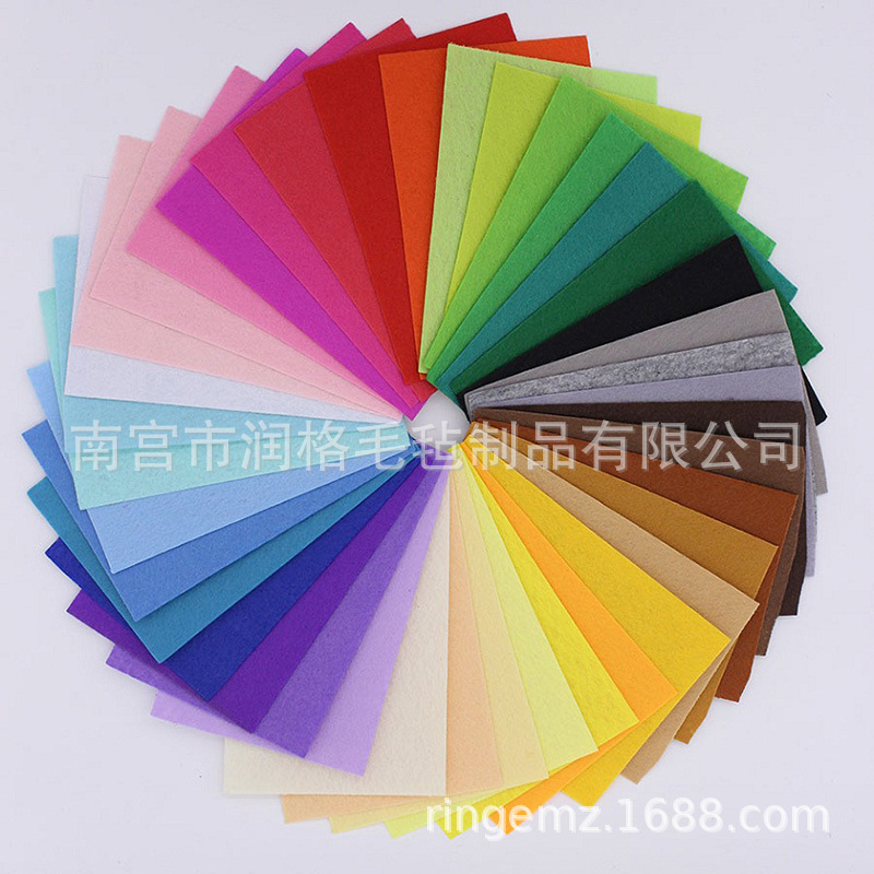 Manufactor wholesale environmental protection Gum colour Felt cloth Non-woven fabric Piano Soundproofing cloth kindergarten works Display board