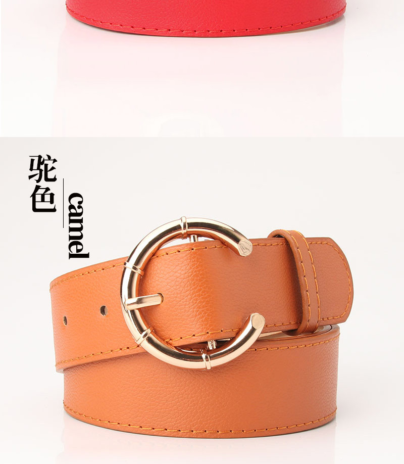 C Shape Alloy Women's Leather Belts display picture 3