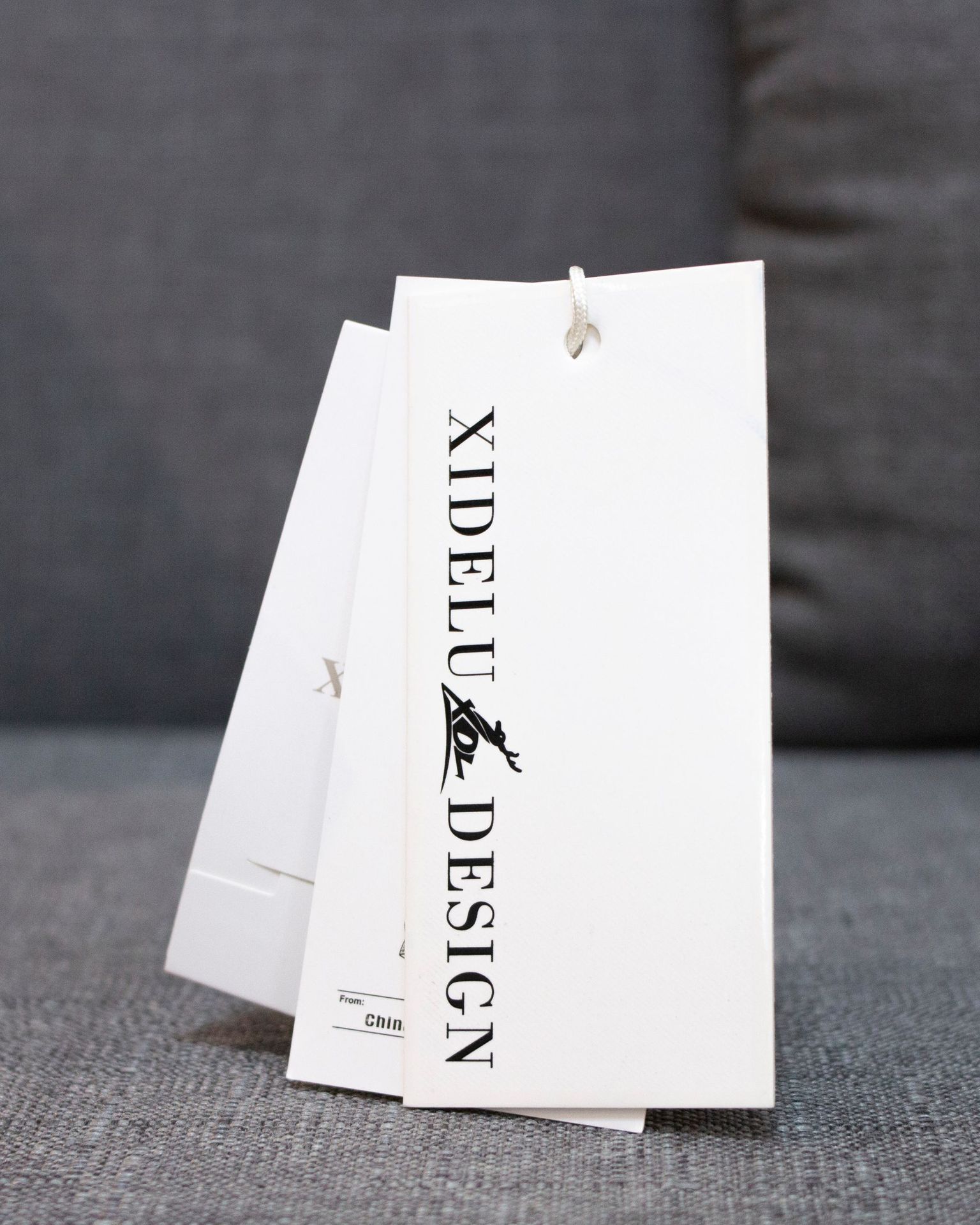 男女服装童装内衣吊牌不干胶标签定制免费设计