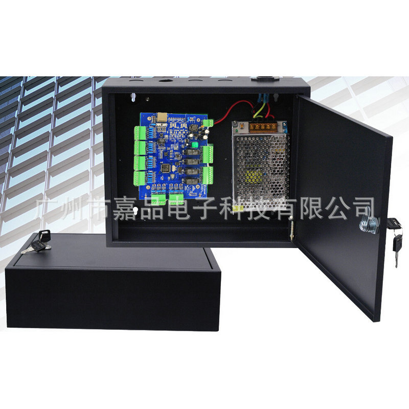 四门单向门禁控制器 TCP IP通讯 实时上传 一卡通系统平台