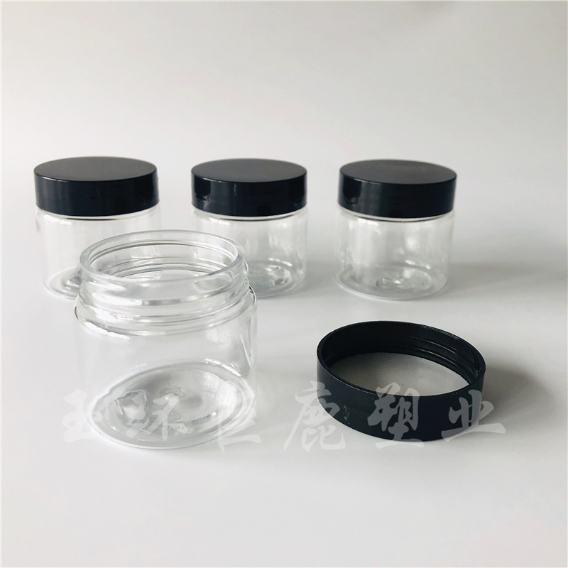 厂家直销透明塑料罐 pet透明罐液体乳液塑料罐 食品罐透明 塑料瓶