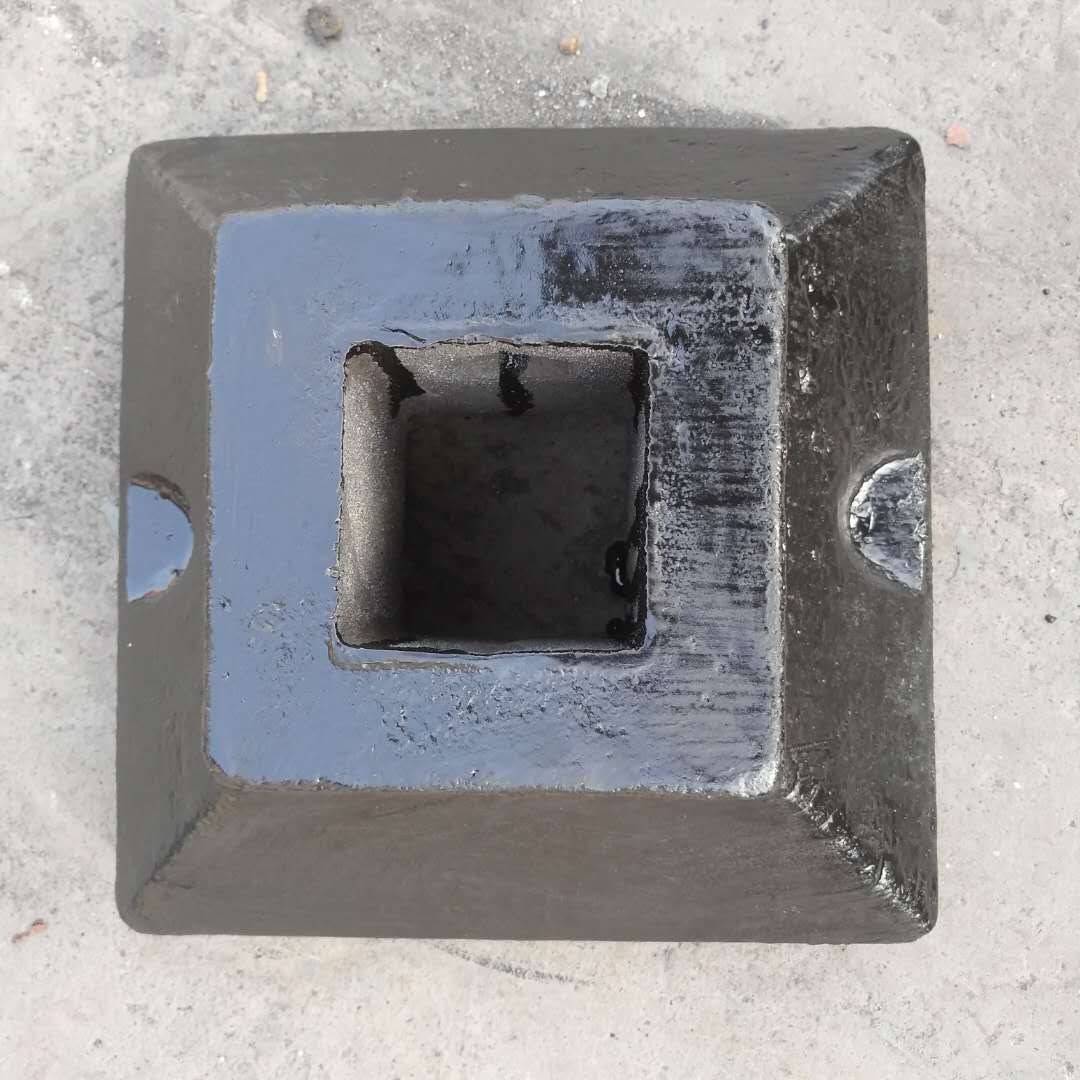 厂家现货 300*400*150 铸铁护栏底座 市政护栏底座 马路墩 公路墩