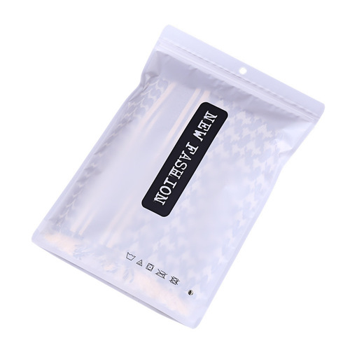 Manufacturer's classic men's inch shirt T-shirt leggings clothing bag packaging bag simple fashion plastic sealed ziplock bag