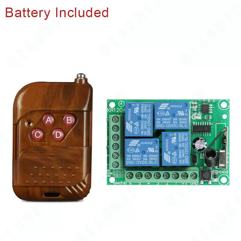DC, wireless switch key, relay, control panel, lightweight modified remote control, 12v