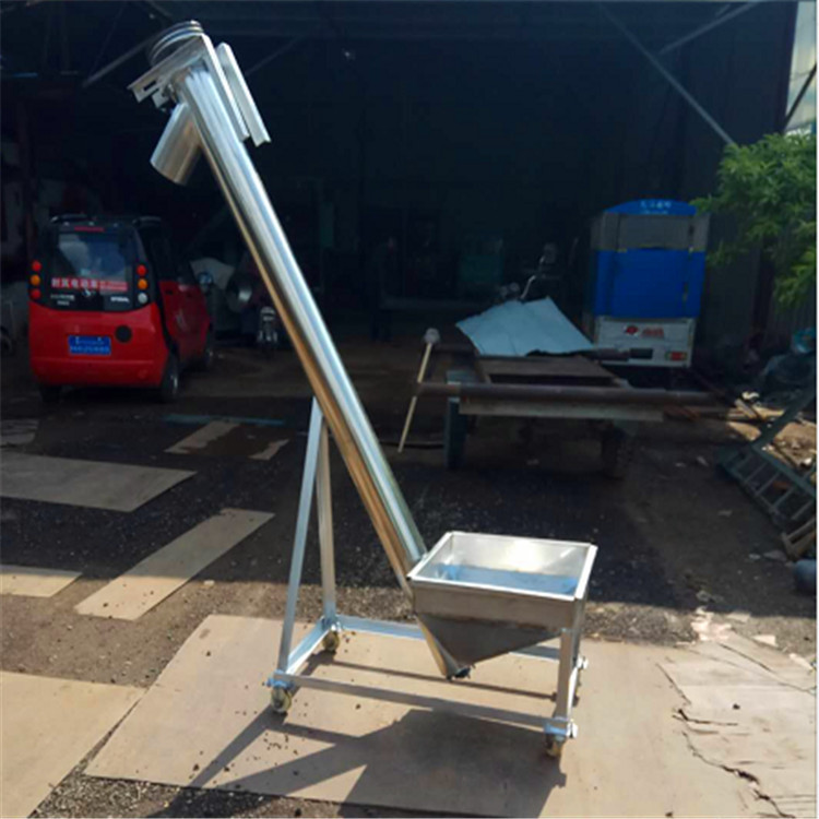 化工粉剂输送机 不锈钢面粉输送机 沙子盐巴送料机多少钱