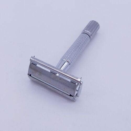 Supply of Nanjie 997 classic old-fashioned razor, boxed metal razor holder, manual rotary razor