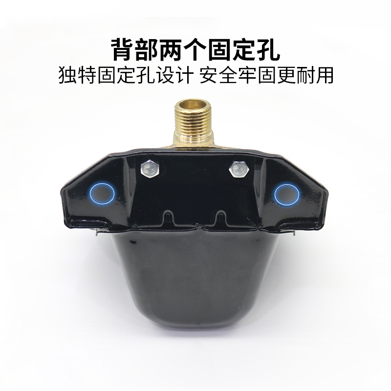 Placa de acero engrosada válvula de cobre ovejas bebedero cuenco automático de ovejas cuenco de líquido amniótico cuenco de agua potable de ovejas