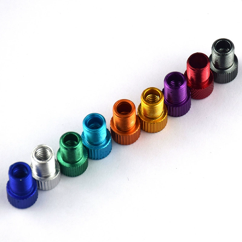 Адаптер для велосипедного насоса: переходник с американского на французский клапан для горных велосипедов (алюминиевый сплав)