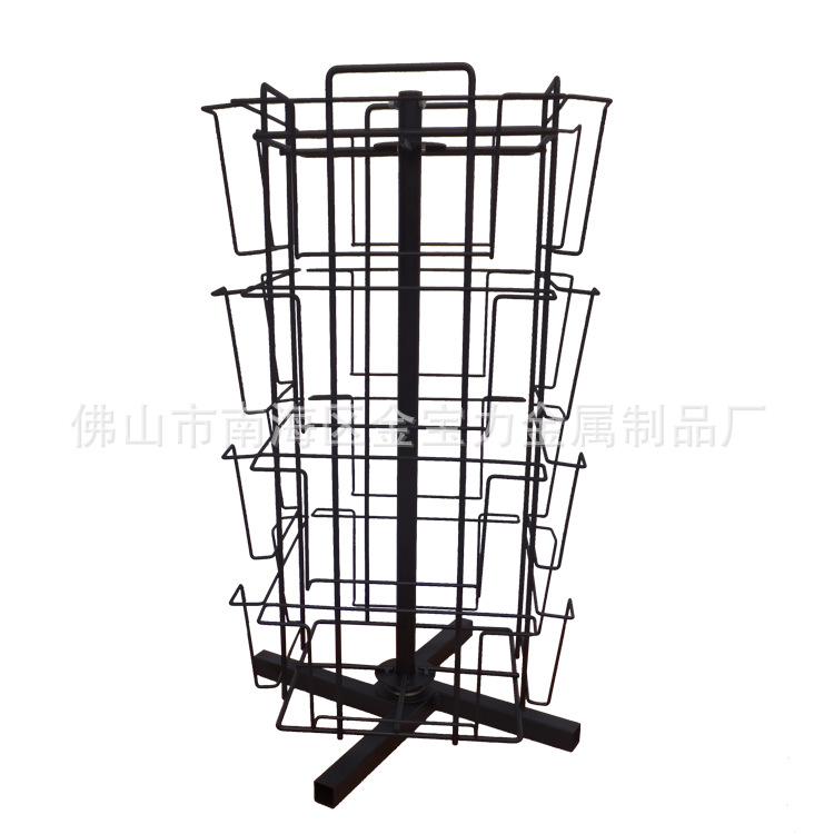 工厂直销超市小饰品展示架、金属旋转展示架，卡片展示架可旋转