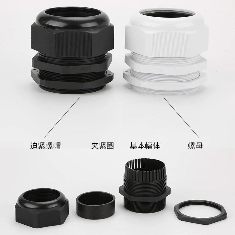 Nylon waterproof fast plastic cable, factory direct supply, clips included