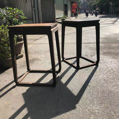 老挝大红酸枝镶花梨樱香几客厅长方供桌家具定制四足面带托泥香几