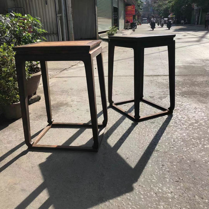 老挝大红酸枝镶花梨樱香几客厅长方供桌家具定制四足面带托泥香几