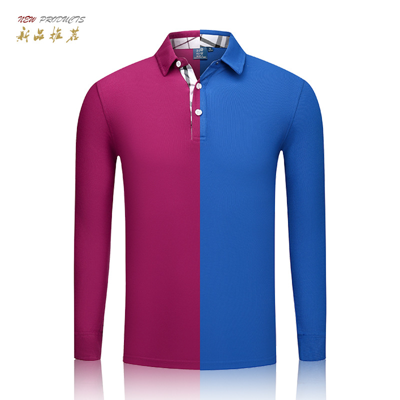 Winter Long polo customized Lapel coverall Customized Corporate Culture diy Clothes Printing logo