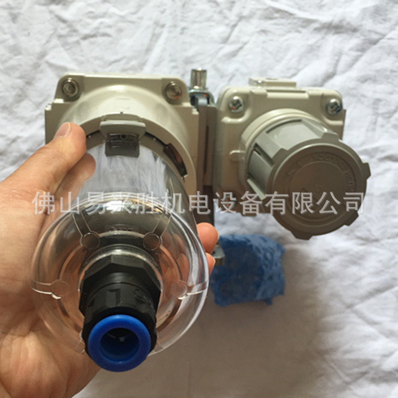 SMC现货二联件AC60B-10DG-B过滤器减压阀组合带排水口径1寸