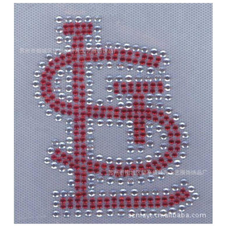 厂家针织衫外套通用服装烫钻烫图字母图案