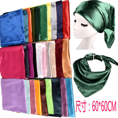 new pattern lady Silk screen Decor 60 Square scarf wholesale Occupation Versatile Small square