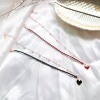 Choker for St. Valentine's Day from pearl, short necklace, chain for key bag , Birthday gift