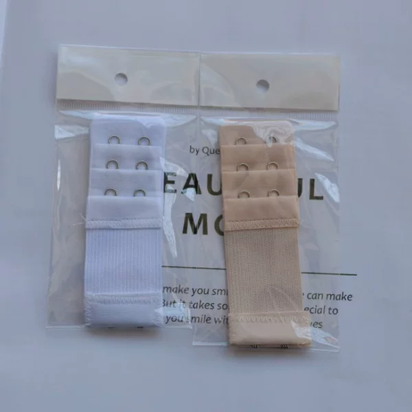 [Independent packaging] elastic extension buckle two buckle elastic extension buckle bra elastic extension three rows two Buckle