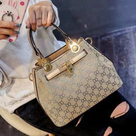 外贸女包2020新款欧美风范凯莉包包复古水桶型手提包一件代发手拎