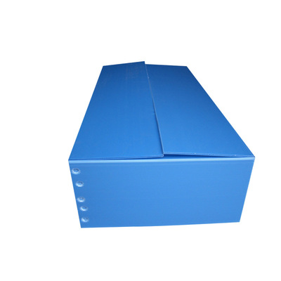 wholesale Anti-static Hollow plate box Corrosion PP plate turnover box customized blue Hollow board Plastic turnover box