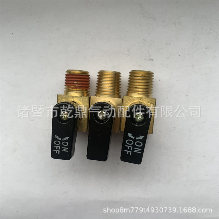 NPT内外迷你阀 微型全铜迷你阀 美国市场NPT内外空压机球阀