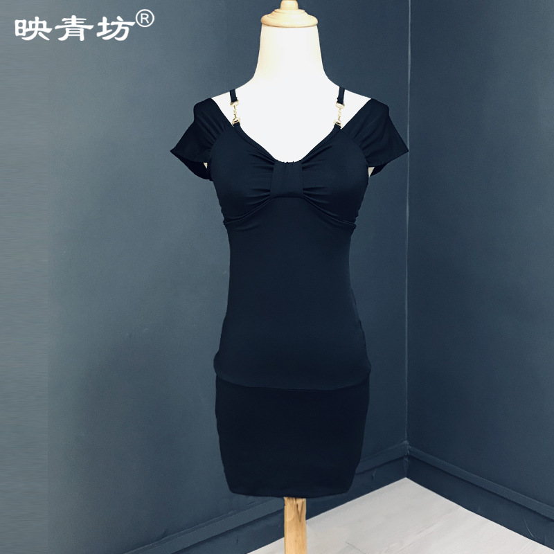 Cross-border AliExpress foreign trade hot sale European and American women's sexy low-cut sling plus size mini skirt dress dress