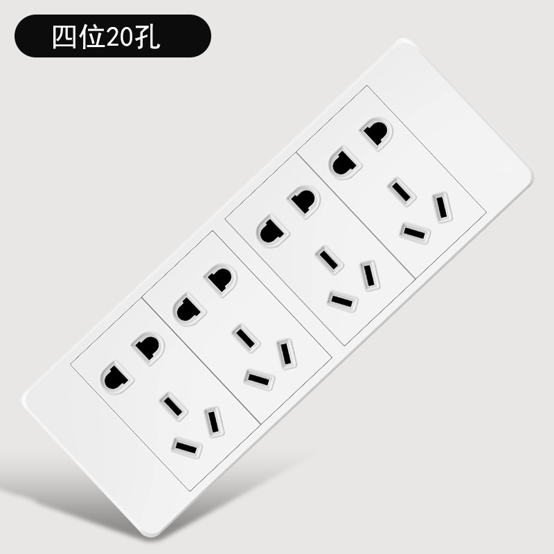 118 de cuatro posiciones de 20 agujeros de enchufe