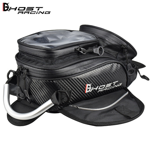 Motorcycle magnet bag touch navigation fuel tank bag dustproof bag motorcycle fuel tank bag rider shoulder bag waist bag equipment