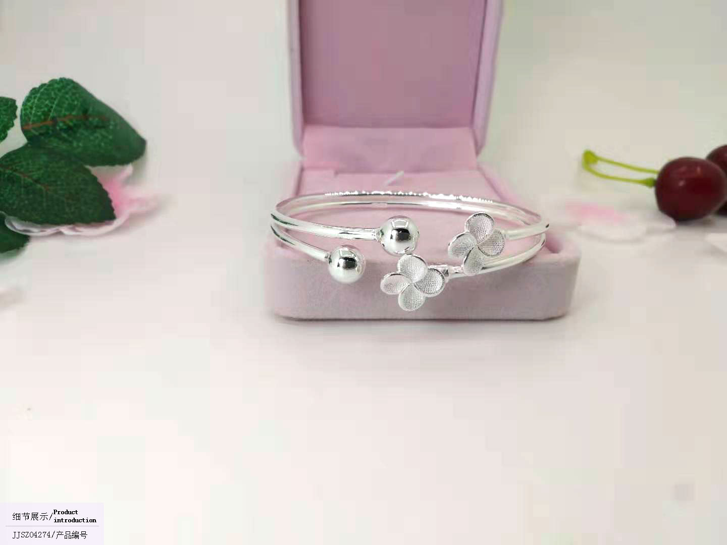 (Wholesale), silver bracelet, silver 990 sample, women's style