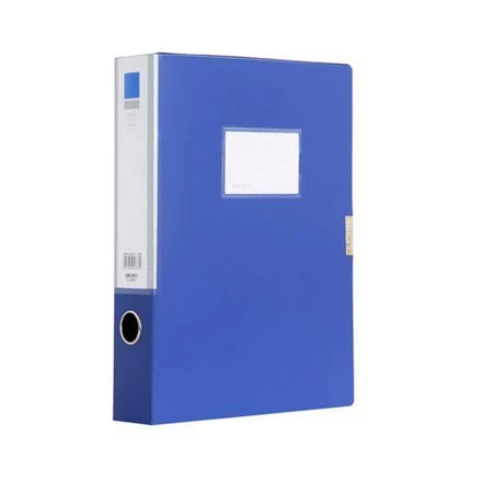 Deli 5682 file box Plastic 3.5cm blue board thickness 0.7mmpp board for wholesale