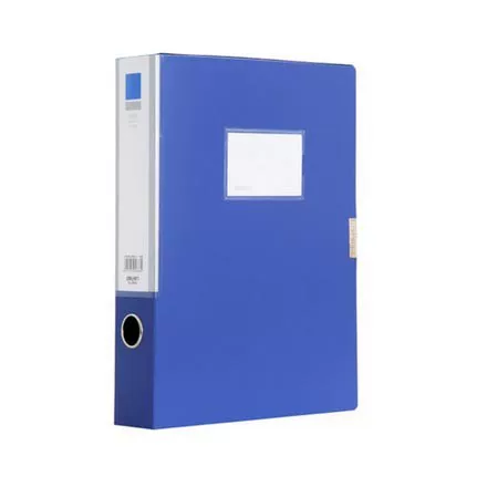 Deli 5682 file box Plastic 3.5cm blue board thickness 0.7mmpp board for wholesale