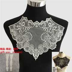 Factory Black and White Lace Collar Organza DIY Edge Fashion Accessory Sticker Flowers Gift Sleeve Wholesale