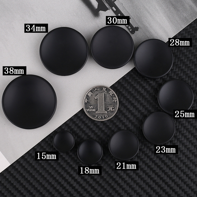 Black Suit Concave Buttons, Bowl-shaped K-style Outwear Buttons, Windbreaker Jacket, Men's and Women's White Sweater Buttons Black Suit Concave Buttons, Bowl-shaped K-style Outwear Buttons, Windbreaker Jacket, Men's and Women's White Sweater Buttons