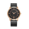 Waterproof ultra thin golden swiss watch, European style, pink gold