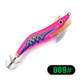 Wooden Squid Jig Lures Hard Baits Saltwater Swimbait Tackle Gear