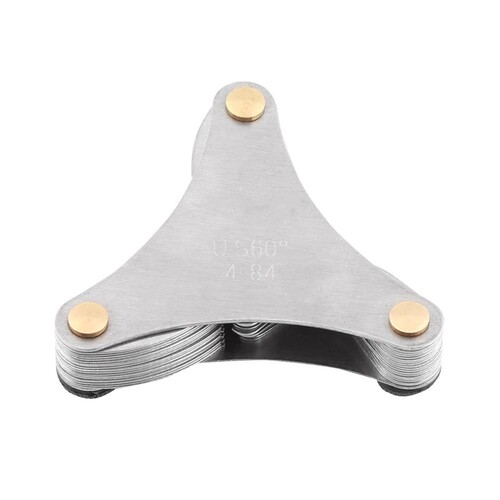 Thread Gauge 51pcs Pure American Metric + Imperial Thread Gauge Rib Sample Thread Gauge