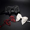 Men tie One piece On behalf of goods in stock Polyester fiber Jacquard weave Bowtie Fashion leisure time wholesale customized monochrome Bowtie