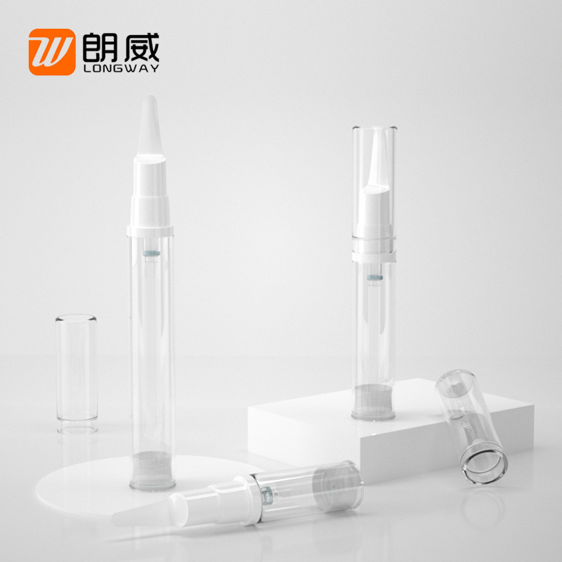 5/10/15ml botella de crema de ojos transparente crema de ojos botella de vacío crema de ojos botella de embalaje de muestra de sub-botella