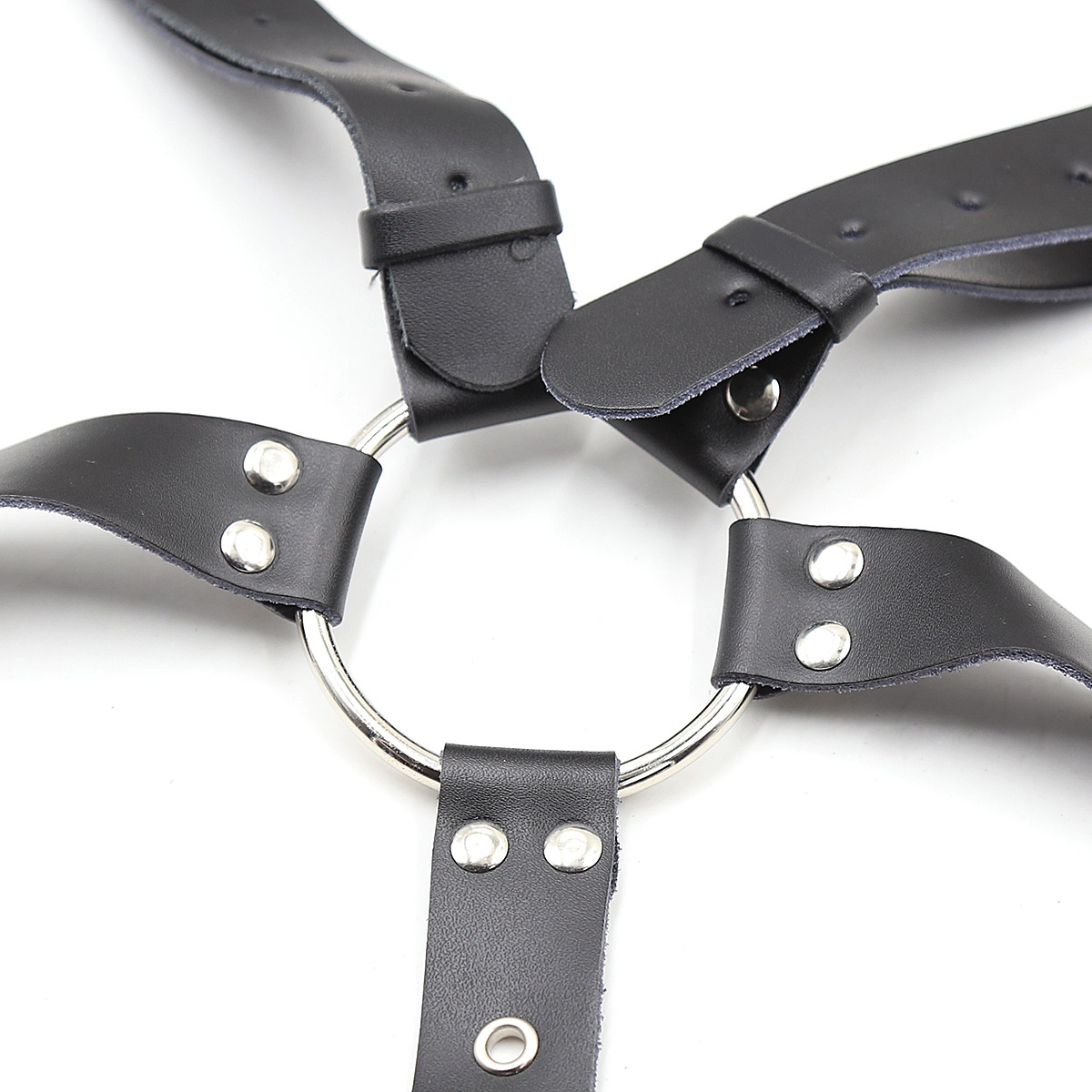 Ropa de cuero PU para hombre, arnés de bondage, disfraces para discoteca, traje de cuero para pole dance, venta al por mayor de juguetes sexuales de fábrica. image 6