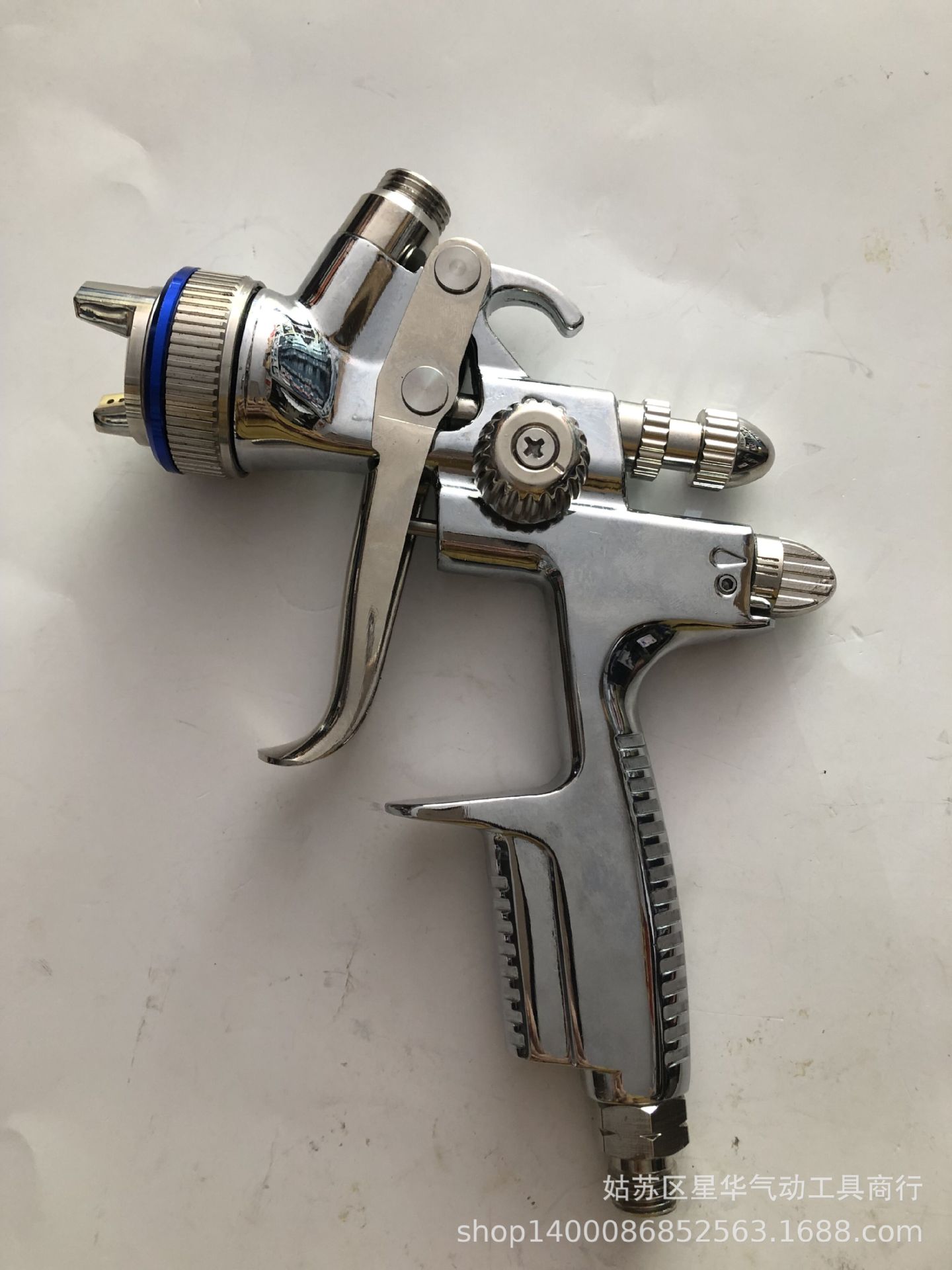 德国汽车喷枪1000b低压环保上壶漆枪油漆防锈喷漆抢面漆高雾化喷4