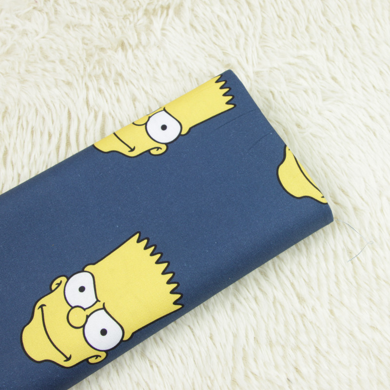 外贸纯棉牛津布卡通印花布料 手工DIY 包包沙发抱枕面料 全棉