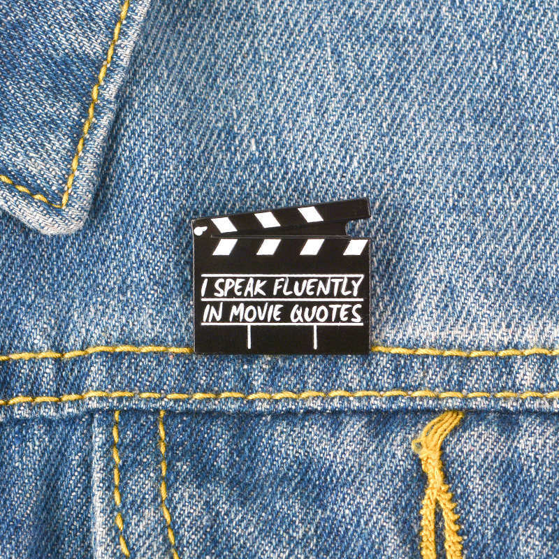 Enamel Design Retro Style Retro Pin Letter Alloy Enamel Unisex Brooches