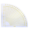 Fan-shaped patchwork KR-900 sewing plastic ruler curve ruler