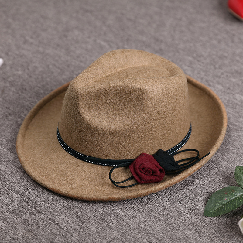 2020 Otoño e Invierno sombrero británico de moda elegante sombrero superior de mujer al aire libre cálido sombrero de lana de mujer al por mayor entrega de una pieza image 3