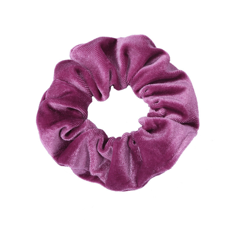 Korean Velvet Gold Velvet Large Intestine Hair Ring Head Flower Wholesale display picture 17