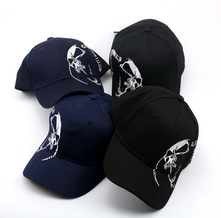 Personalised Skull Baseball Cap For Men And Women Summer Hat_voghion.com